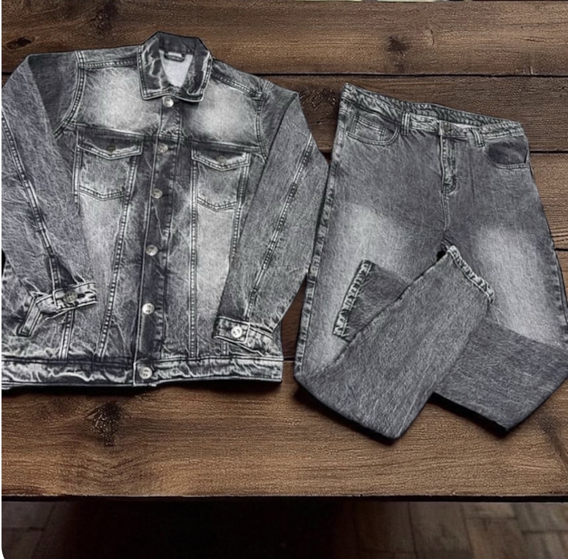 Black Denim Set